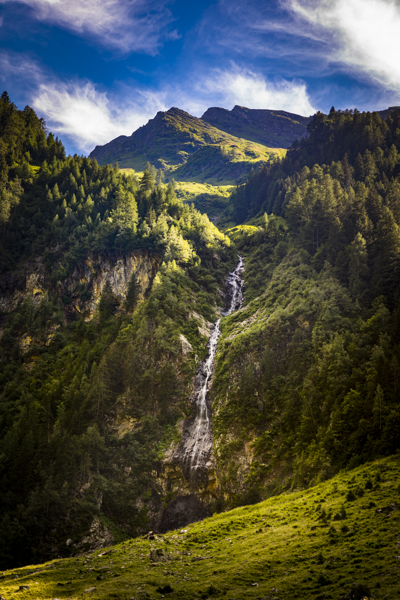 Sommer im Pinzgau — Wasserfall in den Hohen Tauern